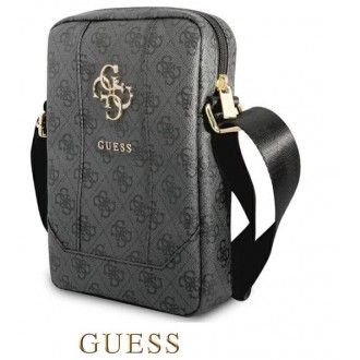 Guess pouzdro 10" šedé 4G velké kovové logo