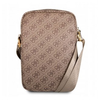 Guess pouzdro 10" hnědé 4G UPTOWN