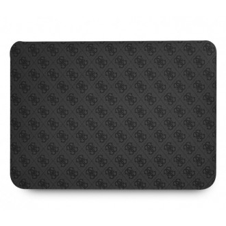 Guess PU 4G Triangle Metal Logo Computer Sleeve 16" Black