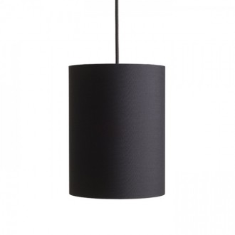 Rendl - RON 15/20 stínidlo Polycotton černá/bílé PVC max. 28W Barva/Materiál: Polycotton černá, zlatá fólie