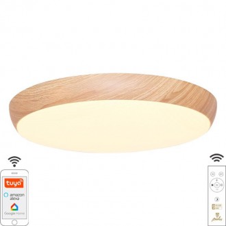 NEDES - LED svítidlo OPAL + dálkový ovladač + Wifi 48W - LC942W