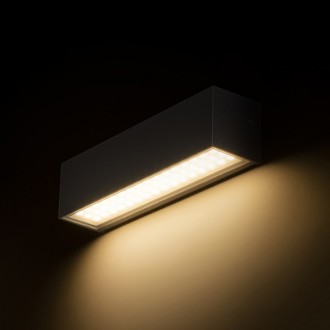 Rendl - CAMARGUE nástěnná stříbrnošedá satinované sklo 230V LED 6W IP65 3000K