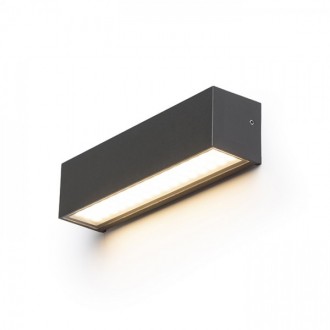 Rendl - CAMARGUE nástěnná stříbrnošedá satinované sklo 230V LED 6W IP65 3000K