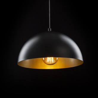 Rendl - GLADYS 30 závěsná černá/bílá 230V LED E27 15W