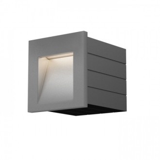 Rendl - TESS SQ zápustná bílá 230V LED 3W IP54 3000K Barva: Šedá