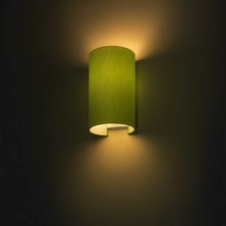 Rendl - RON W 15/25 nástěnná Monaco holubí šeď/stříbrné PVC 230V LED E27 15W Barva: černá/bílé PVC