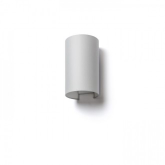 Rendl - RON W 15/25 nástěnná Monaco holubí šeď/stříbrné PVC 230V LED E27 15W Barva: černá/bílé PVC