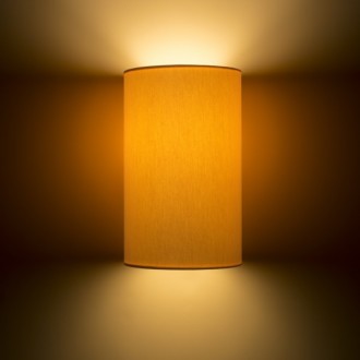 Rendl - RON W 15/25 nástěnná Monaco holubí šeď/stříbrné PVC 230V LED E27 15W Barva: černá/bílé PVC