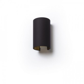 Rendl - RON W 15/25 nástěnná Monaco holubí šeď/stříbrné PVC 230V LED E27 15W Barva: černá/bílé PVC