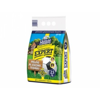 Hnojivo trávníkové - Expert přírodní s guánem 2,5 kg