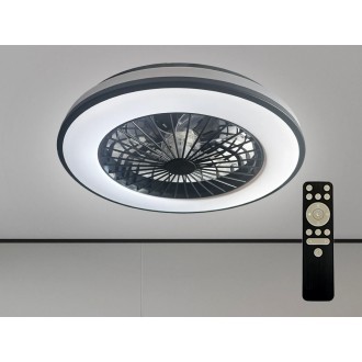 NEDES - LED svítidlo OPAL + stropní ventilátor + dálkový ovladač 48W - LCL6346