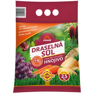 Draselná sůl - 2,5 kg granulovaná