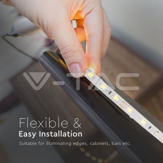 V-TAC LED pásek 3,6W 12V IP20 SMD-3528 VT 3528 zelená 5m VT-3528 IP20