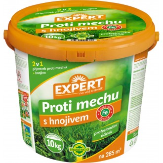 Hnojivo trávníkové - Expert proti mechu 10 kg kbelík