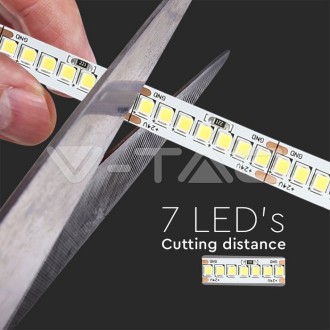 V-TAC LED pásek 17W-24V-IP20-150Lm/W-VT-2835 barevná teplota (К): denní bílá / 4000K VT-2835