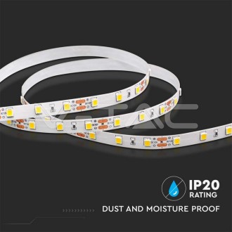 V-TAC LED pásek 8W 4040 60LED/m 12V 6400K IP20 Barevná teplota (К): Neutrální bílá 4000K