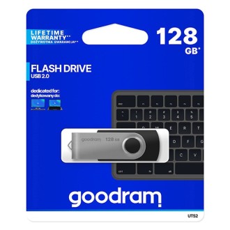 Goodram UTS2 128GB, USB flash disk 2.0, černá