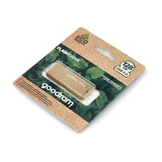 GOODRAM UME3 ECO FRIENDLY USB 3.0 Flash disk 128GB - hnědá