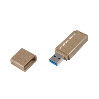 GOODRAM UME3 ECO FRIENDLY USB 3.0 Flash disk 128GB - hnědá