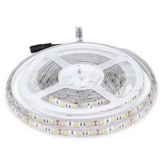 V-TAC LED pásek 10,8W-12V-SMD 5050-5m-VT-5050-IP65 barevná teplota (К): studená bílá / 6400K VT-5050