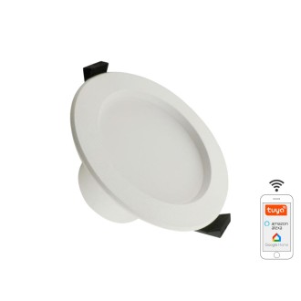 NEDES - LED svítidlo WIFI 10W / IP44 / 3000K - 6500K / WH - LDL164W