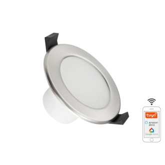 NEDES - LED svítidlo WIFI 7W / IP44 / 3000K - 6500K / SI - LDL163/SW