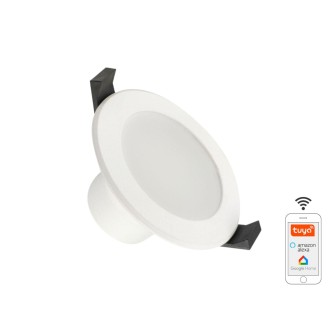 NEDES - LED svítidlo WIFI 7W / IP44 / 3000K - 6500K / WH - LDL163W