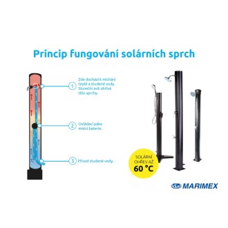 Sprcha solární UNO 35 l ( bez stříbrného pruhu)