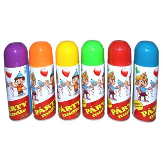 Párty nudle/špagety ve spreji 17cm 250 ml  karneval