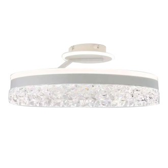 NEDES LED luxusní stropní křišťálové svítidlo s dálkovým ovladačem 86W - TA1306/W