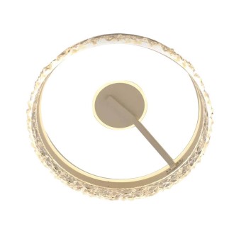 NEDES LED luxusní stropní křišťálové svítidlo s dálkovým ovladačem 86W - TA1306/W