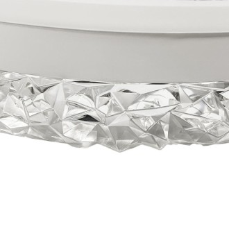 NEDES LED luxusní stropní křišťálové svítidlo s dálkovým ovladačem 86W - TA1306/W