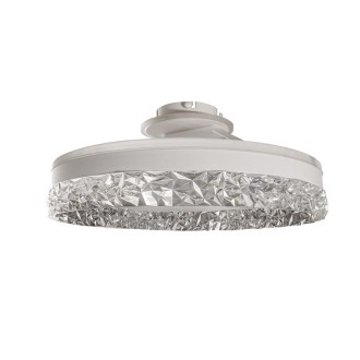 NEDES LED luxusní stropní křišťálové svítidlo s dálkovým ovladačem 86W - TA1306/W