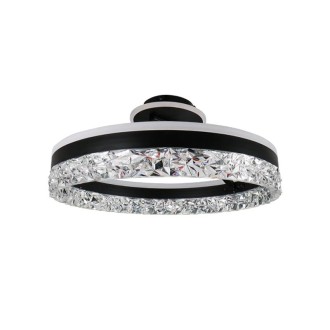 NEDES LED luxusní stropní křišťálové svítidlo s dálkovým ovladačem 86W - TA1306/B