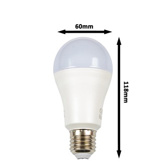 T-led - LED žárovka RGBW E27 5W 360° Varianta: RGB + Teplá bílá