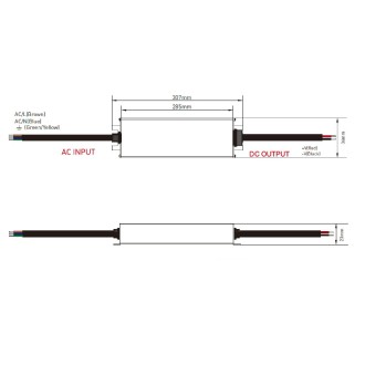 T-led - LED zdroj 24V 250W LONG-24-250 Varianta: LED zdroj 24V 250W LONG-24-250