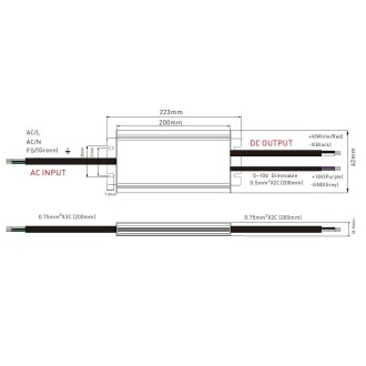 T-led - LED zdroj 24V 100W zdroj DIM67-24-100 Varianta: LED zdroj 24V 100W zdroj DIM67-24-100