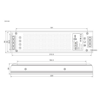 T-led - LED zdroj 24V 400W NPZ-24-400 vnitřní Varianta: LED zdroj 24V 400W NPZ-24-400 vnitřní