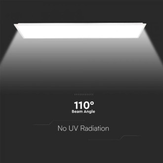 LED panel obdélníkový 40W 30x120cm VT-61140 bílý Barevná teplota (К): Studená bílá 6400K