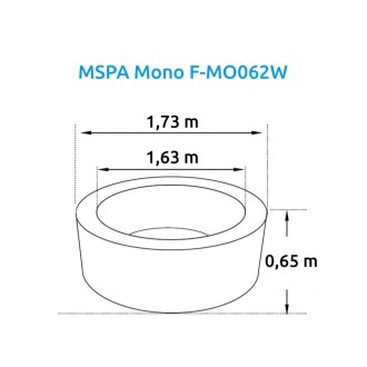Bazén vířivý MSPA Mono F-MO062W
