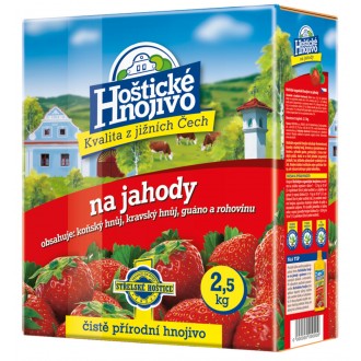 Hoštické - jahody 2,5 kg s guánem