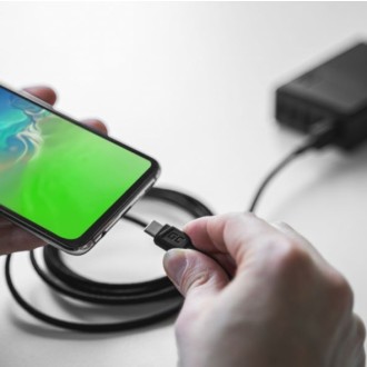GreenCell Green Cell KABGC25 PowerStream USB-A - USB-C 30 cm USB kabel černý