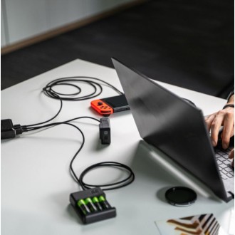 GreenCell Green Cell KABGC25 PowerStream USB-A - USB-C 30 cm USB kabel černý
