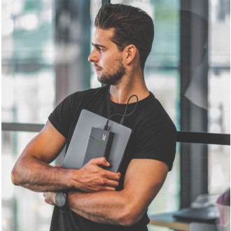 GreenCell USB kabel Green Cell typu C 1,2 m, černý, rychlé nabíjení Power Delivery (60W), Ultra Charge, QC 3.0