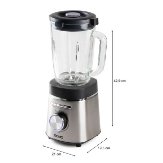 Stolní mixér se skleněnou nádobou - 1400 W - DOMO DO740BL