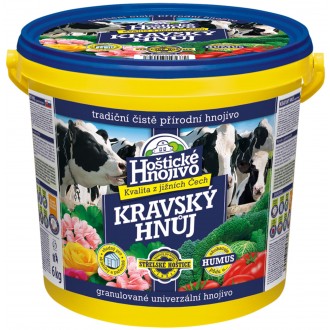 Kravský hnůj - 6 kg kbelík