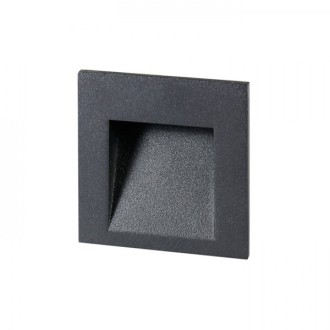 Rendl - TESS SQ zápustná bílá 230V LED 3W IP54 3000K Barva: Šedá