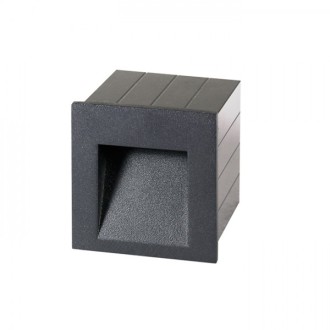Rendl - TESS SQ zápustná bílá 230V LED 3W IP54 3000K Barva: Šedá