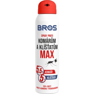 Bros - sprej proti komárům a klíšťatům MAX 90 ml