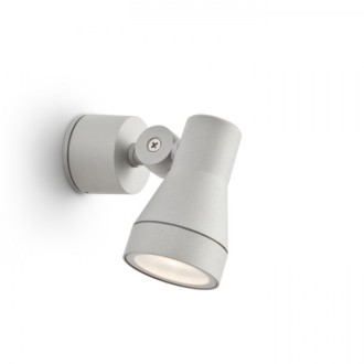 Rendl - DIREZZA nástěnná stříbrnošedá 230V LED GU10 8W IP54 Barva: Šedá